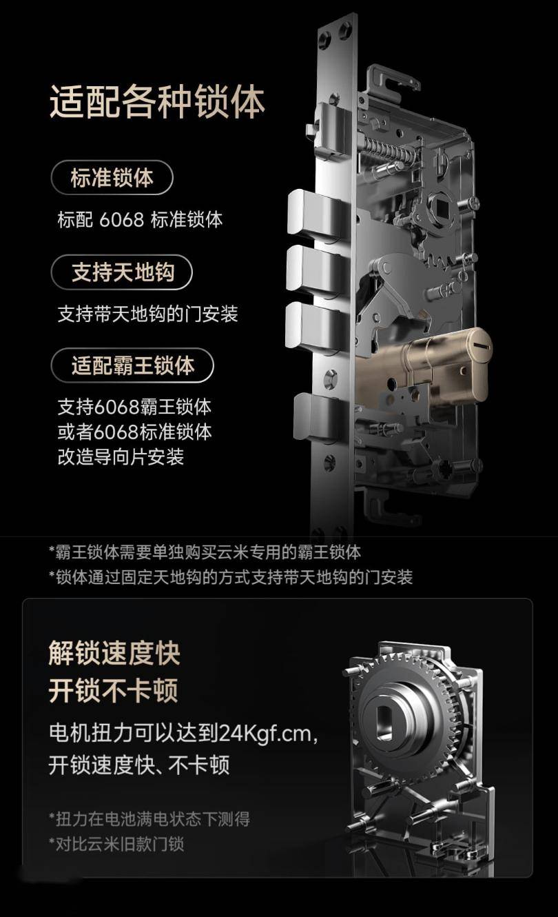 云米智能门锁2A Pro人脸猫眼版上市：3D结构光解锁售价999元(图3)